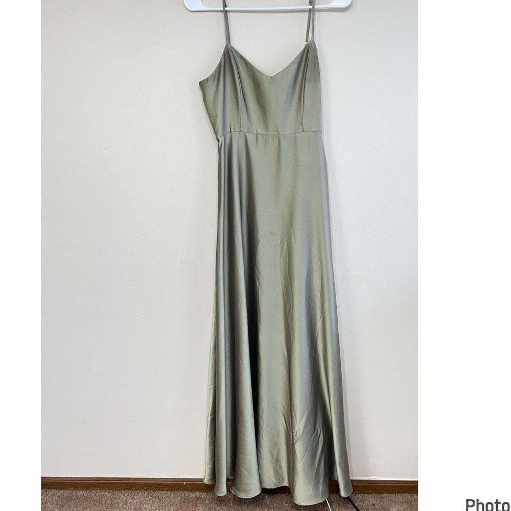 Show Me Your Mumu Green Long Dress Small Women Bridesmaid